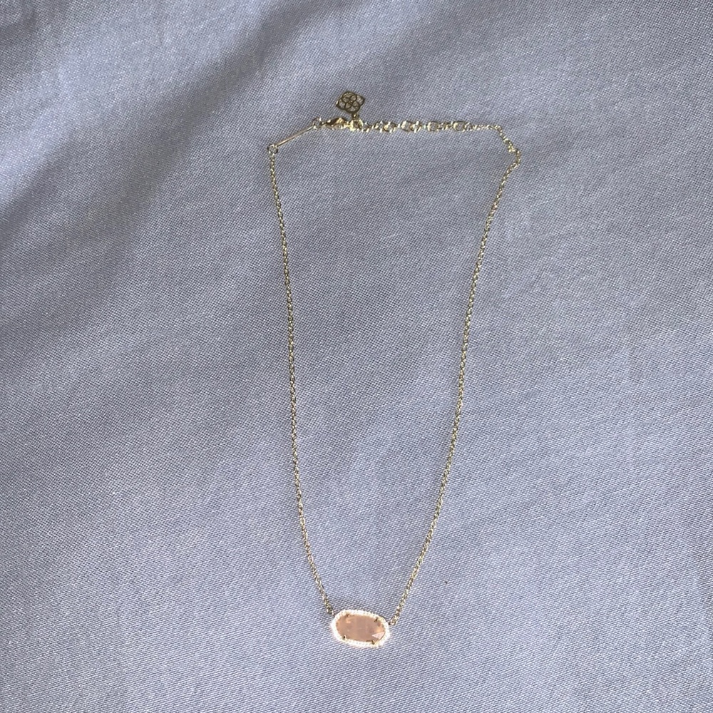 Kendra Scott Elisa Pendant Rose Quartz